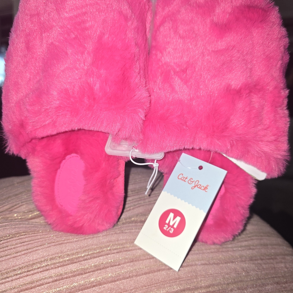 Cat & Jack Pink Cozy Mittens